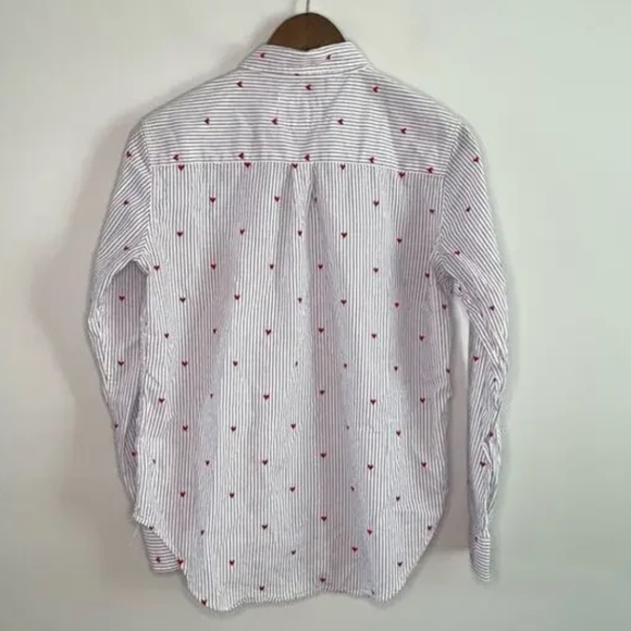 RAILS blouse, Taylor Girona Stripe with red Hearts, XS - Picture 2 of 4